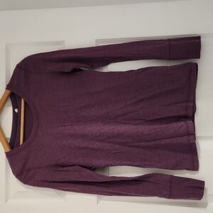 Women's Purple Long Sleeve Top